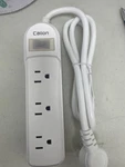 Calion White Outdoor Power Strip Weatherproof 3FT Extension Cord. Fixed Price $14.79.