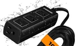 New Zhenjiang 100FT Power Strip Black G08M Pvc Abs Fireproof 1625W 125V 13A. Fixed Price $8.99.