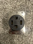 Hubbell HBL9430A Receptacle, Amps, 125/250V Ac, Flush Mount, Single. Fixed Price $80.00.
