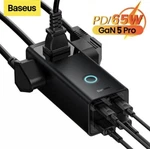 Baseus GAN5 65W Digital Power Strip 3AC Surge Protector Desktop Adapter Sockets. Fixed Price $34.99.