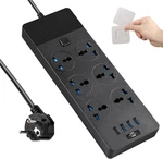 European Power Strip, Jumpso Universal With 6 Ac Outlets And 4 Usb. Fixed Price $40.95.