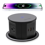 Annquan 20A 4.75" Pop Up Countertop Outlet With 15W Wireless Charger 65W Max. Fixed Price $79.99.