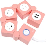 Flexible Power Strip - 3 Ac Outlets And 2 Usb Charging Ports With Extension Cord. Fixed Price $47.75.