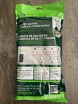 Greenlite Energy Saving Surge Protection Power Strip 7 Outlets 3FT White. Fixed Price $9.99.