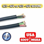 8/3-8/4 6/3-6/4 Gauge Awg Soow Cable Wire Cord Portable Power 600V Usa. Fixed Price $921.95.