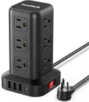 Extension Cord With Multiple Outlets, Surge Protector Power Strip Tower, 12 Ac 4. Fixed Price $45.18.