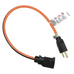Power First 52NY10 Lock Ext CORD,2FT,14GA,15A,SJTW,ORG/BLK. Fixed Price $9.44.