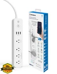 Westinghouse 94012 Wi-fi Smart Power Strip, Alexa, Google Home, No Hub, White. Fixed Price $39.99.