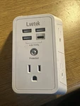 Usb Wall Charger Lvetek Surge Protector 5 Outlet Extender With 4 Ports (1.... Fixed Price $10.00.