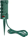Bestten Outdoor Power Strip With Covers And Overload 6 Outlets - 9FT, Green. Fixed Price $42.01.