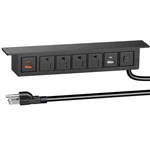 Under Desk Power Strip With 20W Usb C, Qba 8-IN-1 Outlet 6FT, BLACK-6FT. Fixed Price $54.99.