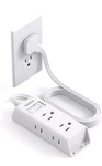 Cruise Essentials - Flat Plug Power Strip, Addtam 5 Ft Ultra Extension Cord. Fixed Price $15.99.