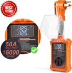 50 Amp Rv Surge Protector 16000J Dual Display Circuit Analyzer Us. Fixed Price $135.99.
