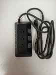 Ultrapro 8FT Braided Surge Protector With 9 Outlets, No Box. Fixed Price $12.99.