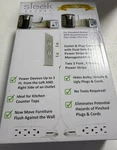 New Sleek Socket Outlet & Plug Concealer 2 X 3' Dual Cords Power Strips. Fixed Price $21.99.
