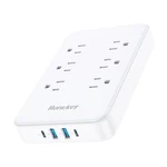 Innovative Power Strip, Cord Removable Design, Huntkey 6 Outlet, White. Fixed Price $27.94.