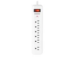 Monster 1808 White 15A 125V 1875W 1080-JOULE 6-OUTLET Power Strip Ft. Cord. Fixed Price $36.27.