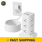 Tagzilo Power Strip Tower With 12 Outlets & Usb-c Fast Charging. Fixed Price $51.99.