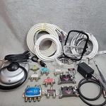 Large Lot Tv Splitters Coax Rca Cables Antenna Antronix Holland. Fixed Price $39.87.