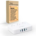 Non Surge Power Strip For Cruise, Travel Cord Removable Easy .... Fixed Price $18.33.