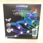 Xtreme 12FT Multicolor Led Light Strip Customizable Usb-powered, Remote Included. Fixed Price $12.25.