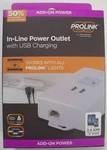 Prolink In-line Outlet With Usb Charging-add On POWER-54880-COMBO Ship. Fixed Price $10.00.