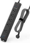 Surge Protector Power Strip With Usb Ports, 10FT Braided Extension Cord, 5.... Fixed Price $39.10.