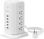 Power Strip Tower Surge Protector, 8 Outlet Usb Desktop Charging Station 1625. Fixed Price $38.61.
