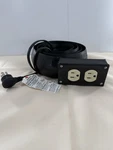Electriduct Flat Electrical Power Cord 6 Feet Extension Black. Fixed Price $19.95.