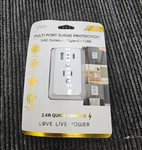 Ciao CPATS00-040 Multi Plug Surge Protector Usb Port 15A Rapid Charge White. Fixed Price $21.24.