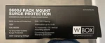 W Box Technologies 3600 Joules, Rack Mount Surge Protection.. Fixed Price $100.00.