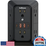Jcblaon 6-OUTLET Extender Surge Protector W/ 2 Usb-a & Usb-c Ports. Fixed Price $21.68.