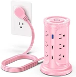 Tower Power Strip Surge Protector With 12 Outlets 3 Usb PORTS(2 Type C), 6.5 Ft. Fixed Price $32.49.