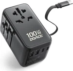 Doace Universal Travel Adapter, 100W Gan 3.0 European Plug Wit.... Fixed Price $49.53.