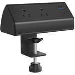 Cccei Desk Power Strip With 18W Usb Fast Charge Port, Black 800J Surge Prot.... Fixed Price $31.36.