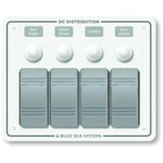 Blue Sea 8272 Water Resistant Panel - 4 Position White Horizontal Mount. Fixed Price $144.09.