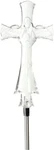 Solar Cross, Angel With North Star On Skirt Lights, Led Garden Stake Yard Lamp. Fixed Price $17.98.