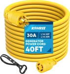 Amp Generator Extension Cord Prong 40FT, Nema L14-30P/L14-30R, 125/250V 750. Fixed Price $131.94.