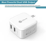Iclever 24W Power Adopter Dual Usb Wall Charger. Fixed Price $11.95.
