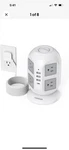 New Tessan JW401 Tower Surge Protector Usb White Power Strip 8 Ac Port 2.1. Fixed Price $39.99.