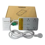 Tessan TS-106 Surge Protector Power Strip Outlets Usb Ports White. Fixed Price $14.99.