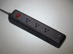 Commercial Electric 12 Ft. 9-OUTLET Surge Protector W Usb-a And Usb-c Black. Fixed Price $19.95.