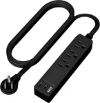 Lider Outlet Extender 3 Receptacles 2 Usb 1 Type-a Power Strip Wall. Fixed Price $37.99.