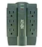 Tripp Lite SWIVEL6 Direct Plug-in Surge Protector With Rotatable Outlets(used). Fixed Price $14.95.