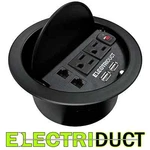 Metal Power Desk Table Tap Grommet With Hidden Center Usb RJ45 - Ul Listed. Fixed Price $95.00.