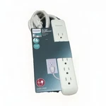 Philips 6-OUTLET Surge Protector 1080J White Braided 6FT Cord Power Strip. Fixed Price $11.95.