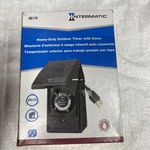 Intermatic Outdoor Heavy Duty Timer Black, Brand New The Box! HB11K, 24 Hour. Fixed Price $22.46.