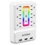 Outlet Extender With Usb C, Aicode Multi Surge Protector Nightlig.... Fixed Price $27.16.