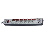 7-OUTLET 1080J Eco-surge Energy-saving Protector Power Strip 6 Ft Cord. Fixed Price $55.99.