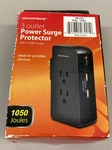 Monoprice #7991 3 Outlet Power Surge Protector W/ Usb Port 5V/2.1A 1050 Joules. Fixed Price $14.95.